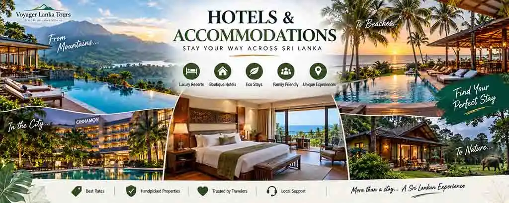 Hotels and Accommodation in Sri Lanka
